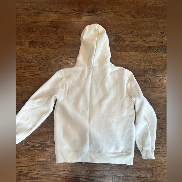 Women's White Hoodie - Picture 8 of 11